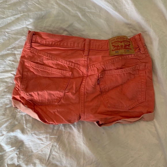 Levi’s 501 Button Fly Jean Shorts - Picture 2 of 2